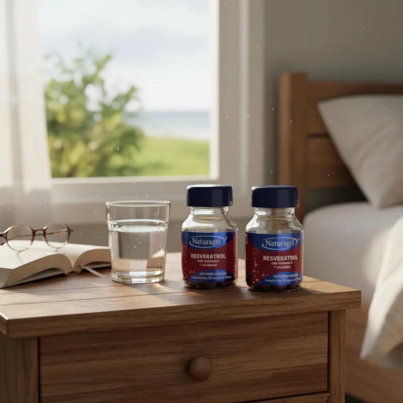 Resveratrol Con Vitamina E Y Colageno Suplemento 2 Pack