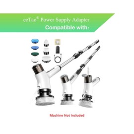 eeTao 5V Rechargeable Charger Compatible with Wikihhome A16 Electric Spin Scrubber 3000mAh Battery DC5V Power Supply Adapter Cord Cable