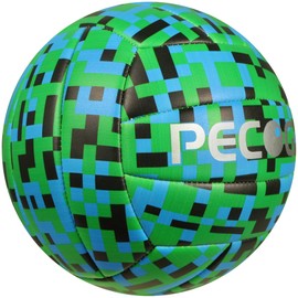 PECOGO Volleyball Size 5 - Soft PU Leather Indoor/Outdoor Ball for Training & Games, Mosaic Green Design, Ideal for Beginners, Teens & Adults