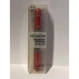 Revlon Colorstay Overtime Sheer Lipcolor & Shimmering Topcoat, 810 Sheer Petal