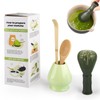 Matcha Set 4 Pieces Japanese Ceremony Resin Matcha Whisk Bamboo