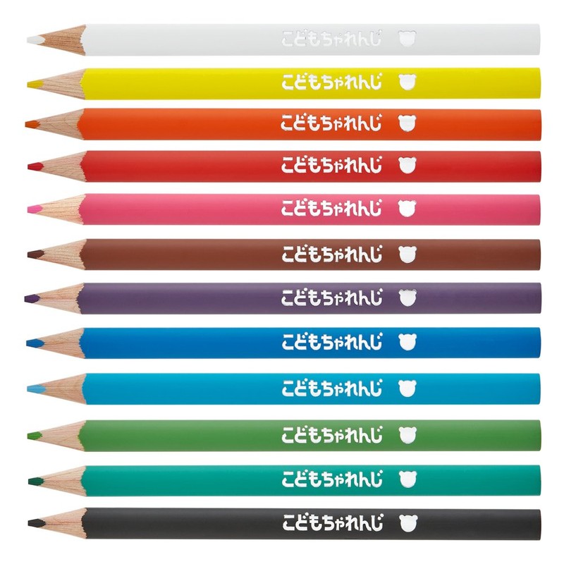 Children's Toy Renji Toddler Colored Pencils, Triangular Shank, Thick Shank