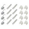 RLB-HILON Headlight Adjuster Kit Screws Nuts Springs Compatible with Chevy