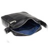 VISCONTI Toscana Collection Colt Leather Messenger Bag TC66 Black