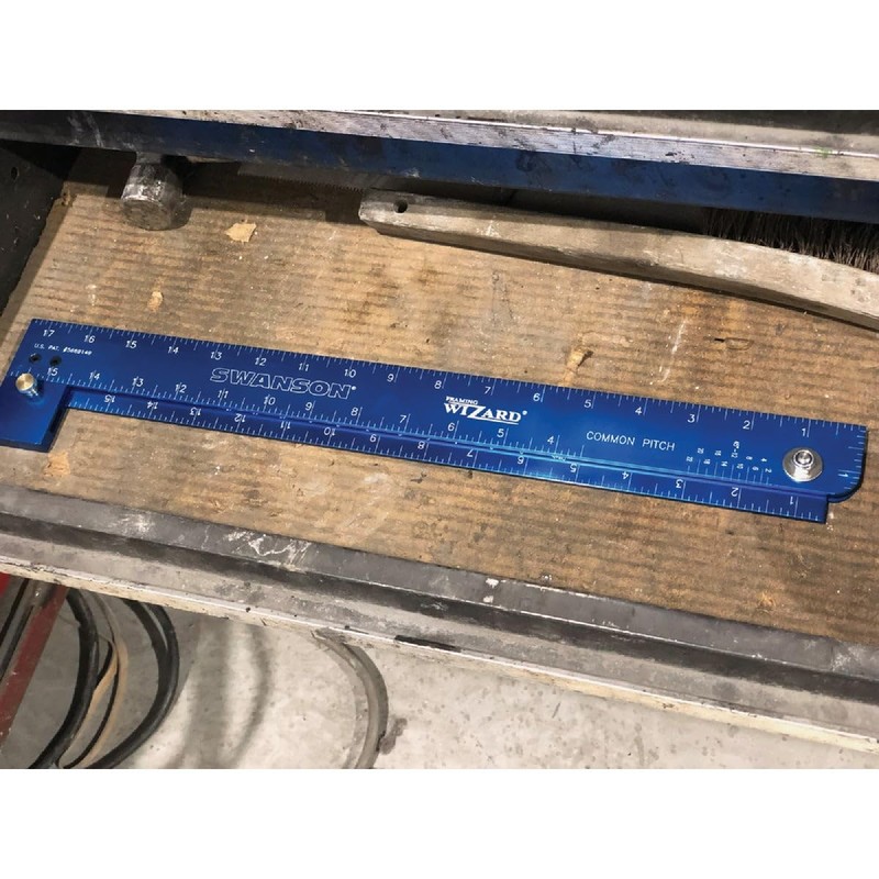 Swanson Tool Co T001WZ Framing Wizard Folding Aluminum Framing Square