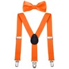 DonDon Boys' Braces Bow Tie Set Elastic and Adjustable Length