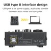 RUSUO Audio Mixer, 5 Channel Compact Audio Mixer Sound Mixing