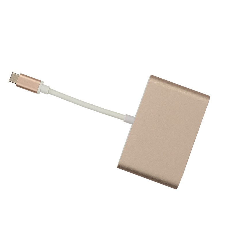 USB 3.1 Type C to VGA Adapter Hub PD 3