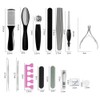 20pcs Pedicure Tool Set Calluses Removal Dead Skin File Foot