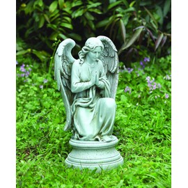 Joseph's Studio by Roman - Praying Angel Statue, 17.75" H, Garden Collection, Resin and Stone, Decorative, Religious Gift, Home Outdoor and Indoor Decor, Durable, Long Lasting