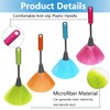 4 Pack 10 inch Microfiber Duster, Feather Duster, Grips Microfiber