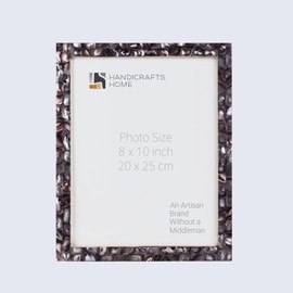 Handicrafts Home 8x10 Picture Frames - Vintage Style Wall Hanging & Desk Decor - Farmhouse Photo Frames Ideal for Living Room Office & Home Decor Picture Frame for Diploma, Wedding & Wall Decor, Grey