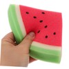 Baluue 4pcs Watermelon Shape Sand Remover Brush Lightweight Sponge Beach