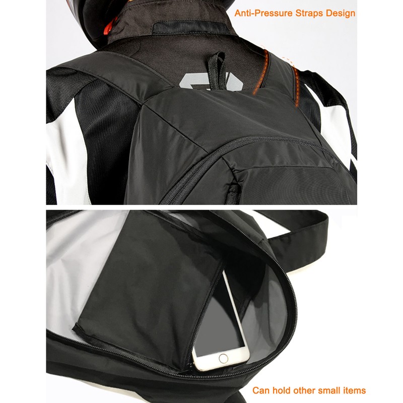 MESOROCK Motorcycle Backpack, Foldable Packable Backpack, Helmet Backpack, Folding Travel