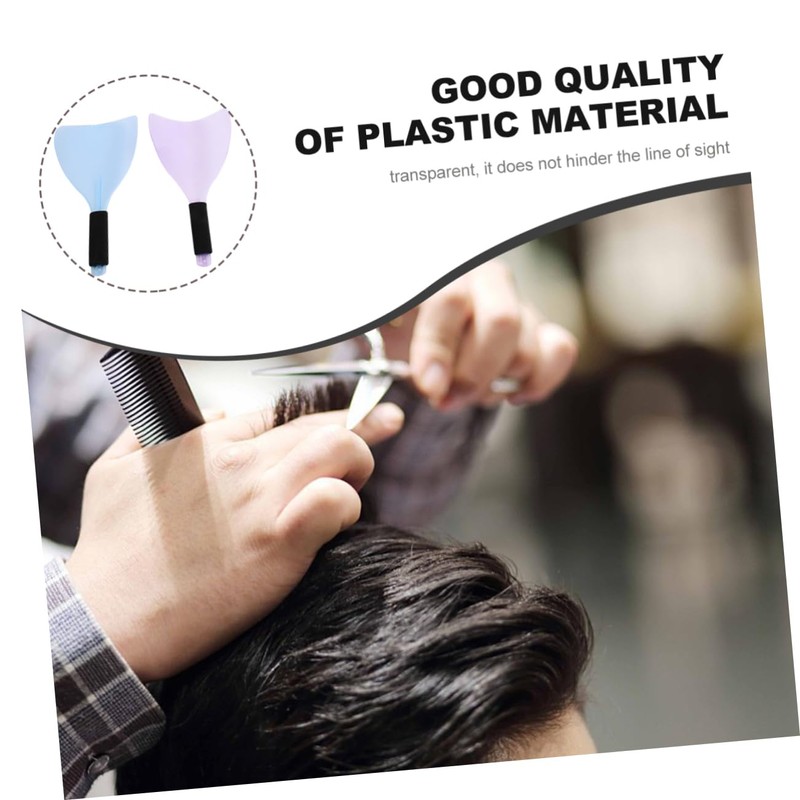 WOONEKY 2pcs Handheld Hair Salon Baffles Face Cover for Hair