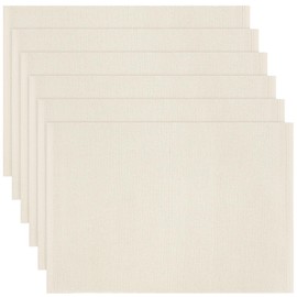 VitalCozy 6 Pcs Montessori Mat Montessori Materials Children Playing Mat Cotton Working Rug Beige Toddler Rug for Room School Indoor (31.5 x 23.6 Inch)