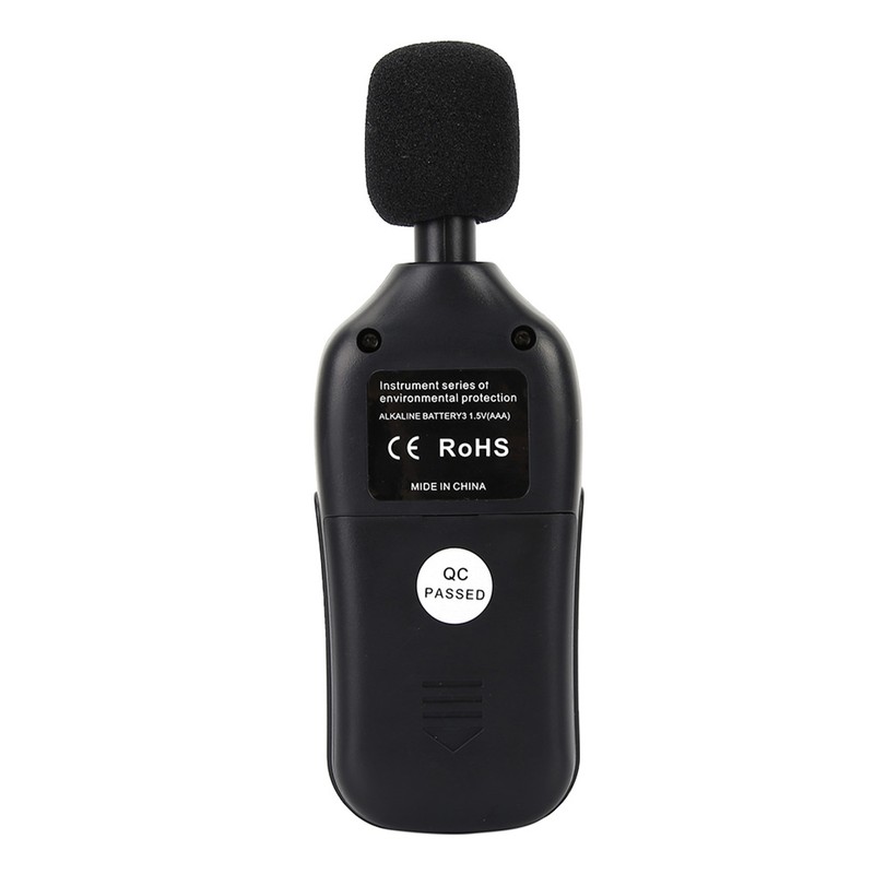 UA961 Black Portable Handheld Digital Sound Level Meter Noise Tester