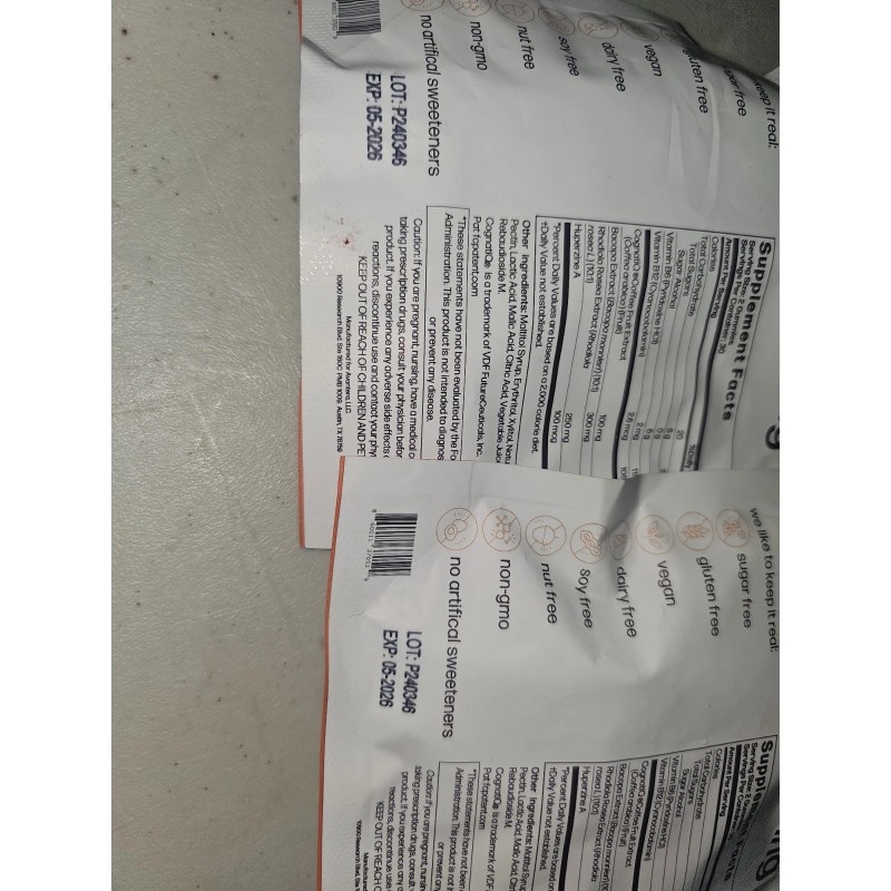 Avantera Lot Of 2 AVANTERA Elevate GUMMIES - Clear The