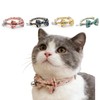 Cwyza 4 Pack Cat Bow Tie Collars with Bell, Adjustable