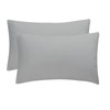 MIKI WELL Pillow Cases 2 Pack - Grey Standard 50x75