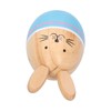 Wood Rabbit Family Figures Handcraft Decoration Ornament for Living Room
