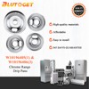 W10196405 W10196406 Chrome Drip Pans Kit by Blutoget -Compatible for