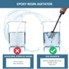 Epoxy Resin Mixer, Paint Stirrer, Resin Mixer for Reusable Epoxy