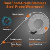 iProbe Dual Probe Rechargeable & Waterproof Digital Meat Thermometer for