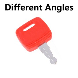 2pcs Ignition Starter Key Excavator Ignition Switch Key for Backhoe Loader, Crawler Loader, Lumberjack, Grader