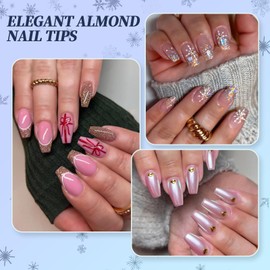 Venares Short Coffin Nail Tips - Soft Gel Tips Tips for Gel Nails, Artificial Nails, Short Soft Gel Press On Nails, Short, Full Cover Nail Tips for Nail Studios, Starter DIY, Pack of 12 12 Sizes