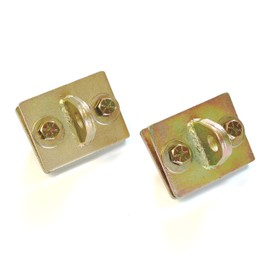 Gripon (Pack of 2) Bolt On Clevis Mount - Accepts 1/2in Shackle (Bolt On Mount with Backer Plate (No Shackle))