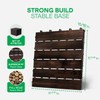 Idzo Interlocking Deck Tiles 9.6 SQFT - 10PCS Waterproof Acacia