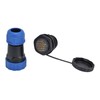 Waterproof Connector Back Nut IP68 Aviation Power Socket 5A for