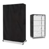 Aacabo Shelf Cover,Waterproof Dustproof Storage Shelving Unit Cover,Fits 48"Wx24"Dx72"H Shelf,Shelf