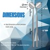 MJW 2pc Dental Mirror for Teeth Care, Lash Extensions &