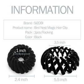 Bird Nest Magic Hair Clip, Hair Accessories for Women，Hair Ties
