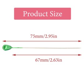 Yosawa 150 Pcs Corsage Boutonniere Pins Teardrop Colored Pearl Head Pins Wedding Bouquet Pins for Fabric, Jewelry DIY, Wedding Flower Decorations（75mm/Colour）