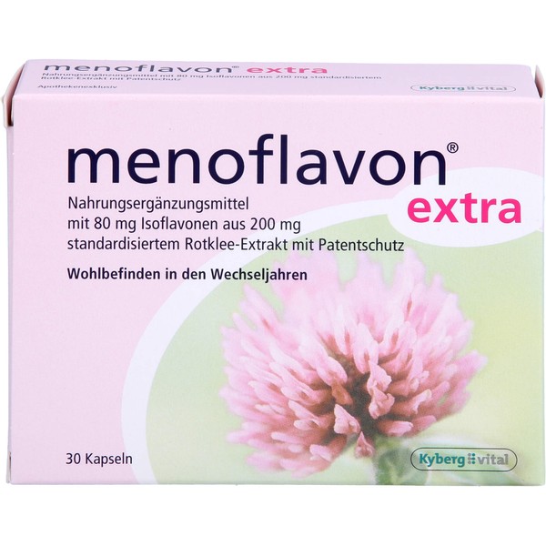 Menoflavon extra Kapseln für Wohlbefinden in den Wechseljahren, 30 St.