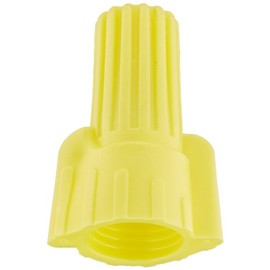 Easy-Twist Winged Wire Connector with Header, Standard Type, 18-10 AWG Wire Range, 300V, Yellow (Bag of 500)