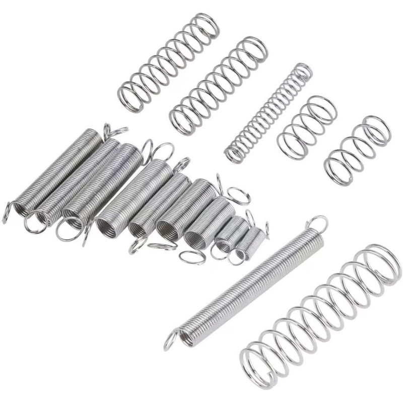 Yesallwas 200Pcs Springs Assorted Set, 20 Kinds Tension Springs ,