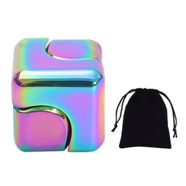 1 Metal Spinning Top Toy And 1 Storage Bag, Creative Spinning Top Toys, Mini Toys, Children'S Toys, Portable Toys