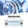 6mm Worm Gear Shaft D Hole Stainless Steel 1.5 Modulus