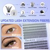 Pawotence Lash Extension Kit DIY 280pcs Individual Lash Clusters Kit