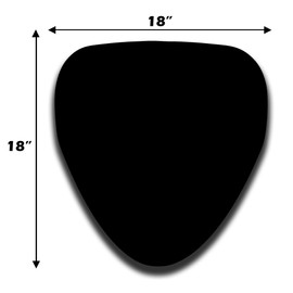 Alaska Leather Sheepskin Motorcycle Seat Cushion Universal Pad 18x18 Black Large