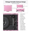 Silwisun Bluetooth in/Out Record Player with Speakers Turntable