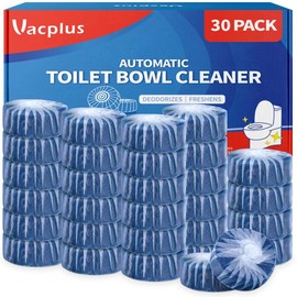 Vacplus Automatic Toilet Bowl Cleaner Tablets, Bathroom Toilet Tank Cleaner (12 -100PACK) Toilet Tank Odor Remover  dealsforyoudays:_30