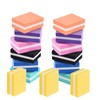 FOMIYES 21pcs Mini Sponge Nail File Double-sided Polishing Files for