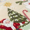 furn. Jolly Santa Printed Velvet Xmas Sack, Multicolour, 74 x
