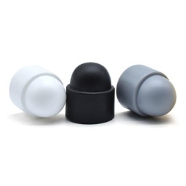 Plastic Cap Hex. (BLANC, M10 (Pack of 25)