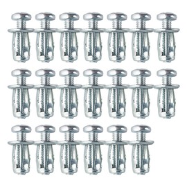 T TOOYFUL 20 Pieces Nut Expansion Nut Thins Fixings Dowels M5 M6 Screw Petal Jack Nuts for Metal - M6 x 25